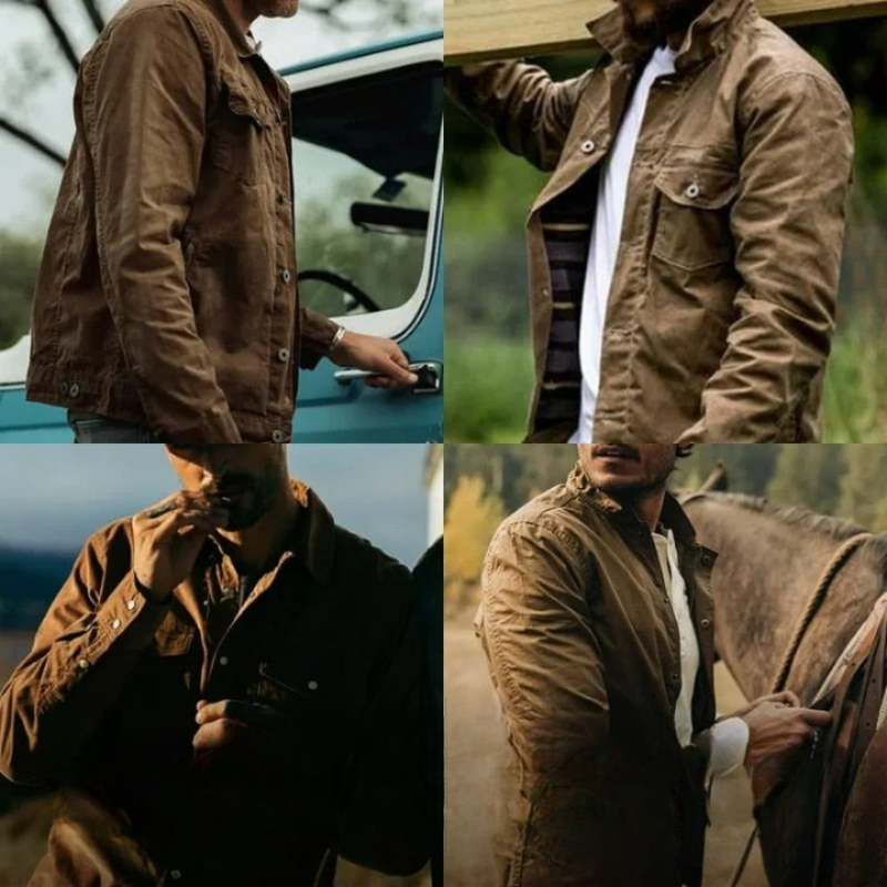 Herren Vintage-Freizeitjacke | Herbst