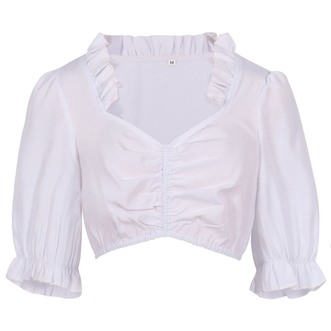 Oktoberfest Champagne Gold Dirndl Dress with Apron and Blouse