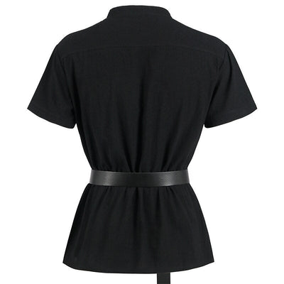 Pirate Style Lace-up Tunic