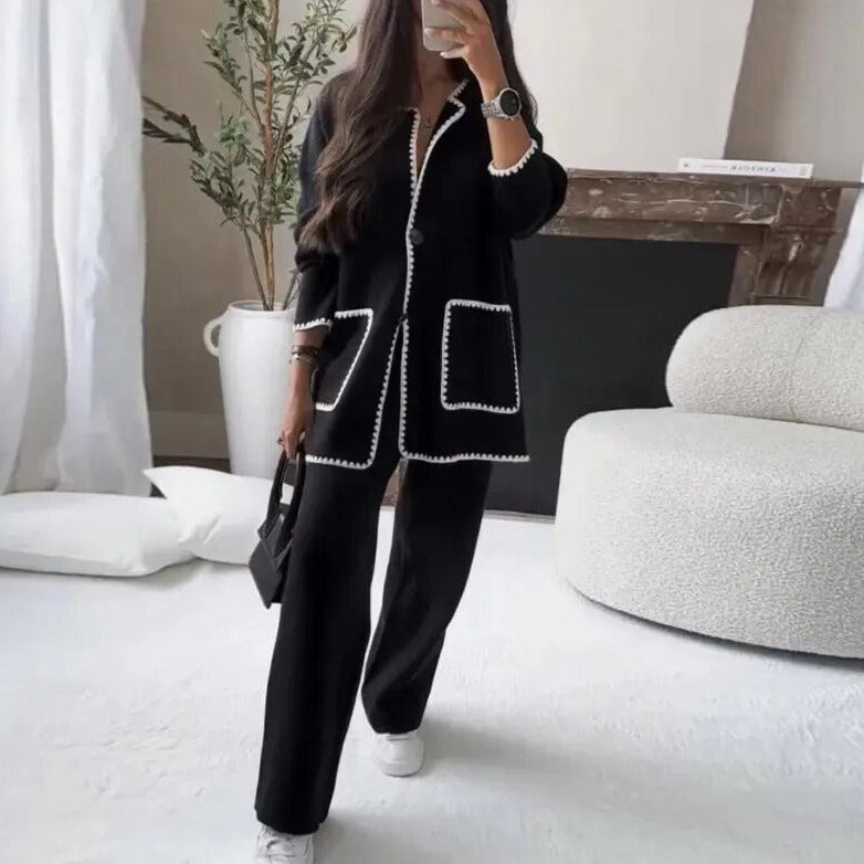 Heidi-Mode | Lässiges Lockere Schicke Set - Top+Hose