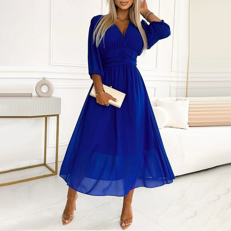 Amira Eleganz | Luftiges Chiffonkleid für warme Sommertage