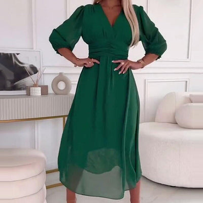 Amira Eleganz | Luftiges Chiffonkleid für warme Sommertage