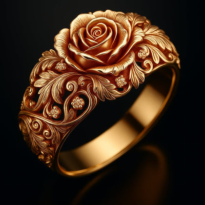 Rosalie – Florale Prunk-Ring