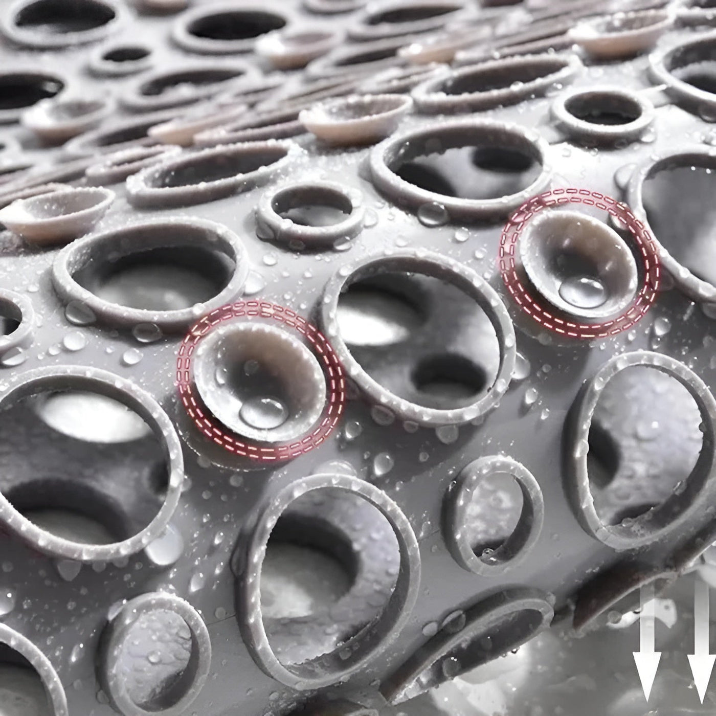 Rutschfeste Duschmatte – Antibakteriell und Hygienisch | Sicherer Halt im Bad