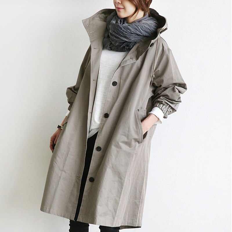 Mandy | Eleganter Wasserdichter Trenchcoat