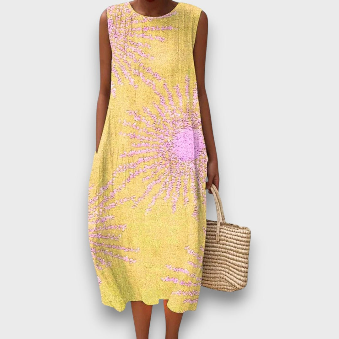 Lumaris – Kleid mit Sonnenmotiv