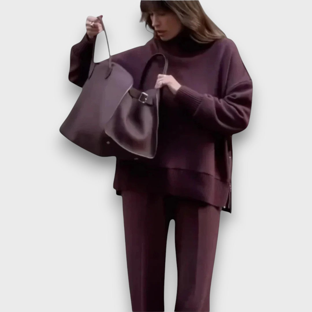 Cynora – Rollkragen-Strickset