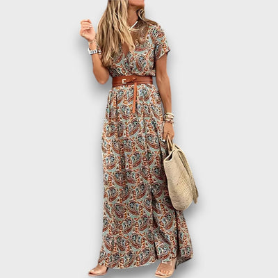 Mirelda – Maxikleid mit Paisley-Charme