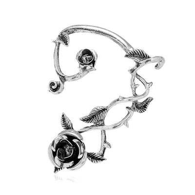Rose Elf Ear Cuffs Flower Fairy Ear Accessories