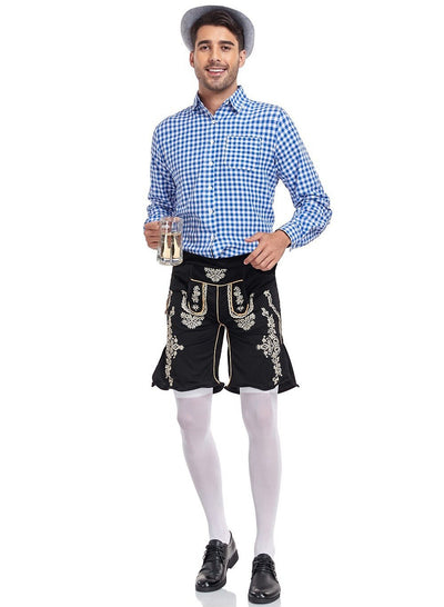Oktoberfest Men's Lederhosen Set with Shirt