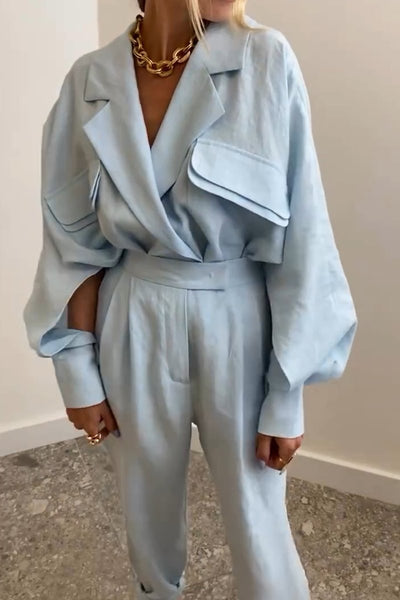 MIRA ELEGANTER ZWEITEILIGER HOSENANZUG