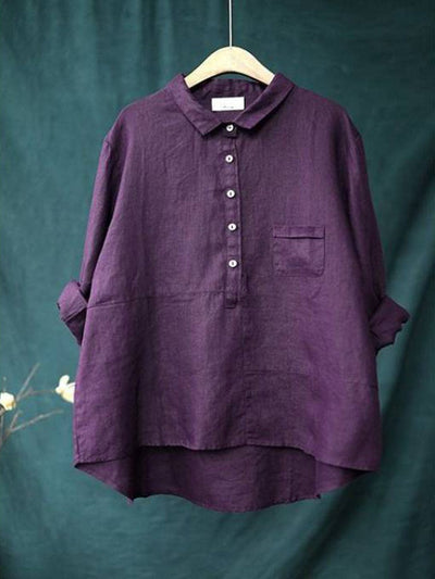 Tunika Bluse für Damen - Elegantes langes Blusenshirt für den Sommer