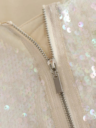 Jezza | Pailettes Bomberjacke