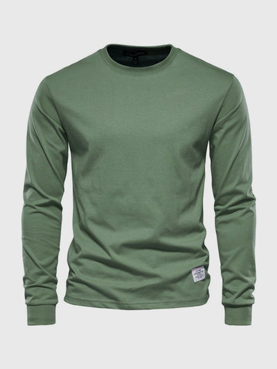 Pullover Herren Langarmshirt Rundhals | Basic Style