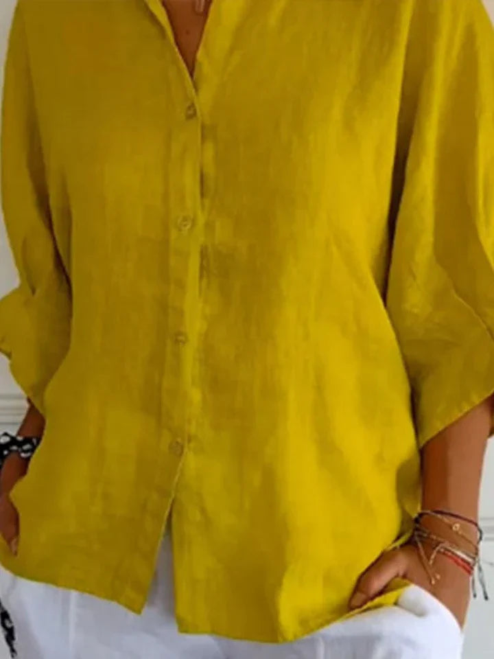 Elisa | Stilvolles Leinenhemd für mühelosen Chic