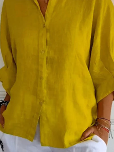 Elisa | Stilvolles Leinenhemd für mühelosen Chic