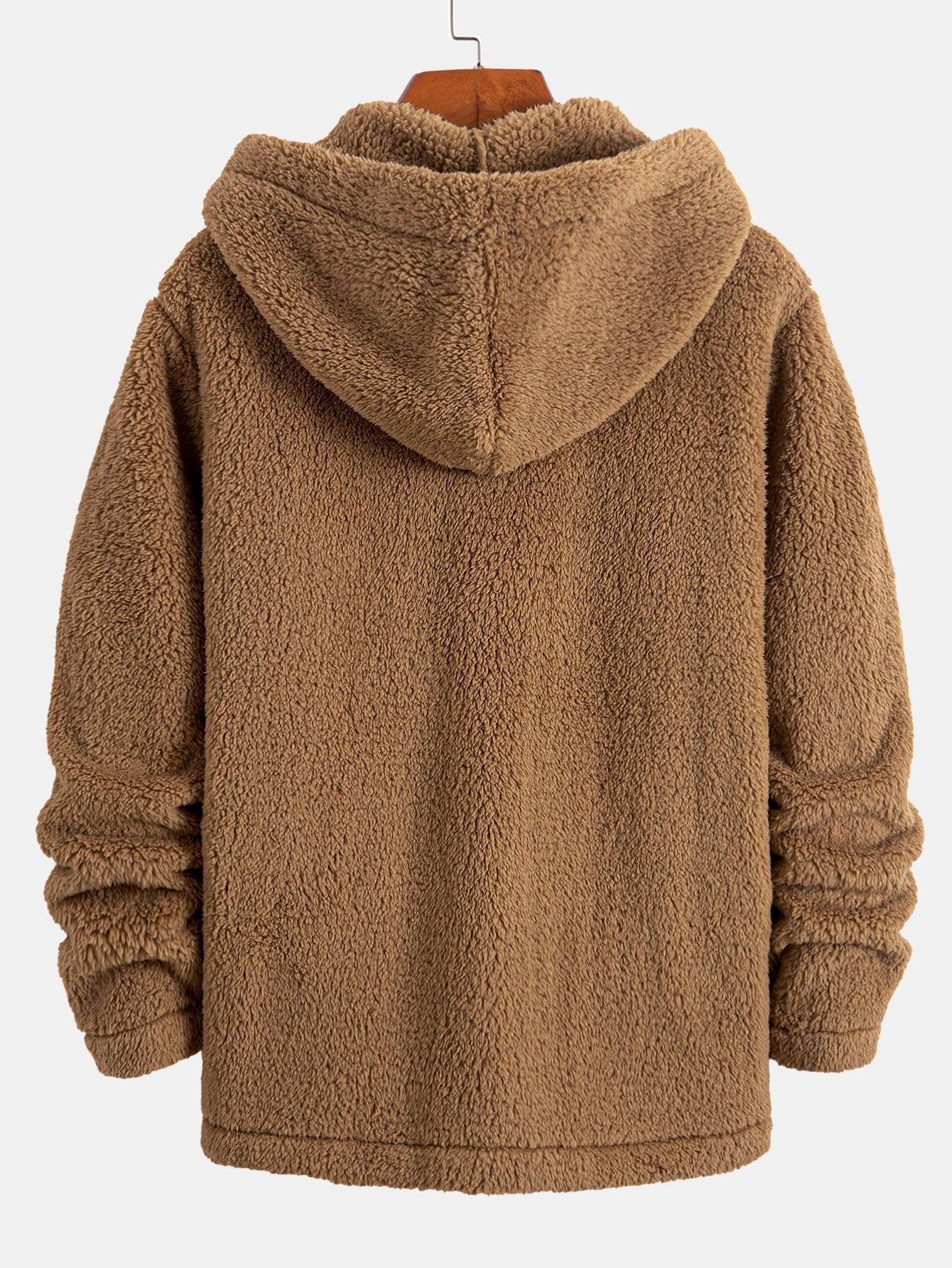 Leon | Warme Teddy-Fleecejacke mit Kapuze für Herren