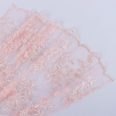 Oktoberfest Gray Dirndl Dress with Pink Lace Apron