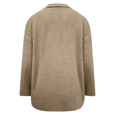Eilune | Kuscheliger Damenmantel mit Knopfleiste