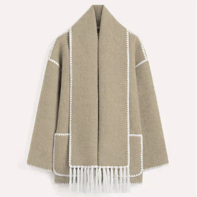 Atidu - statement-jacke mit halstuch