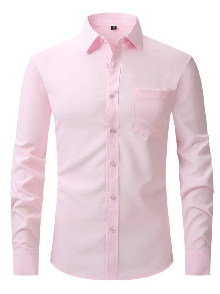 Klassisches Business-Hemd für Herren | Langarm