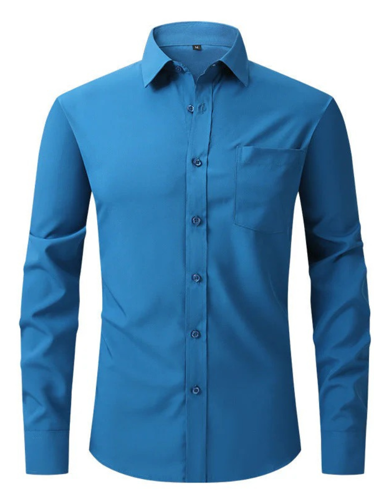 Klassisches Business-Hemd für Herren | Langarm