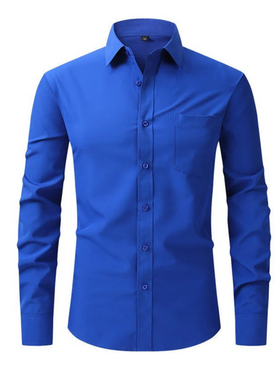 Klassisches Business-Hemd für Herren | Langarm