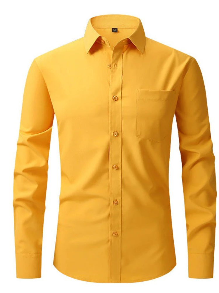 Klassisches Business-Hemd für Herren | Langarm