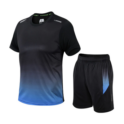 Klassisches Herren-Turnhemd & Shorts-Set | Sportlich