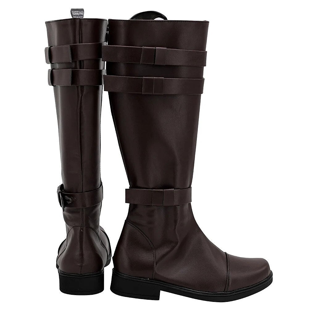 Fantasy Combat Heroic Strap Tall Boots