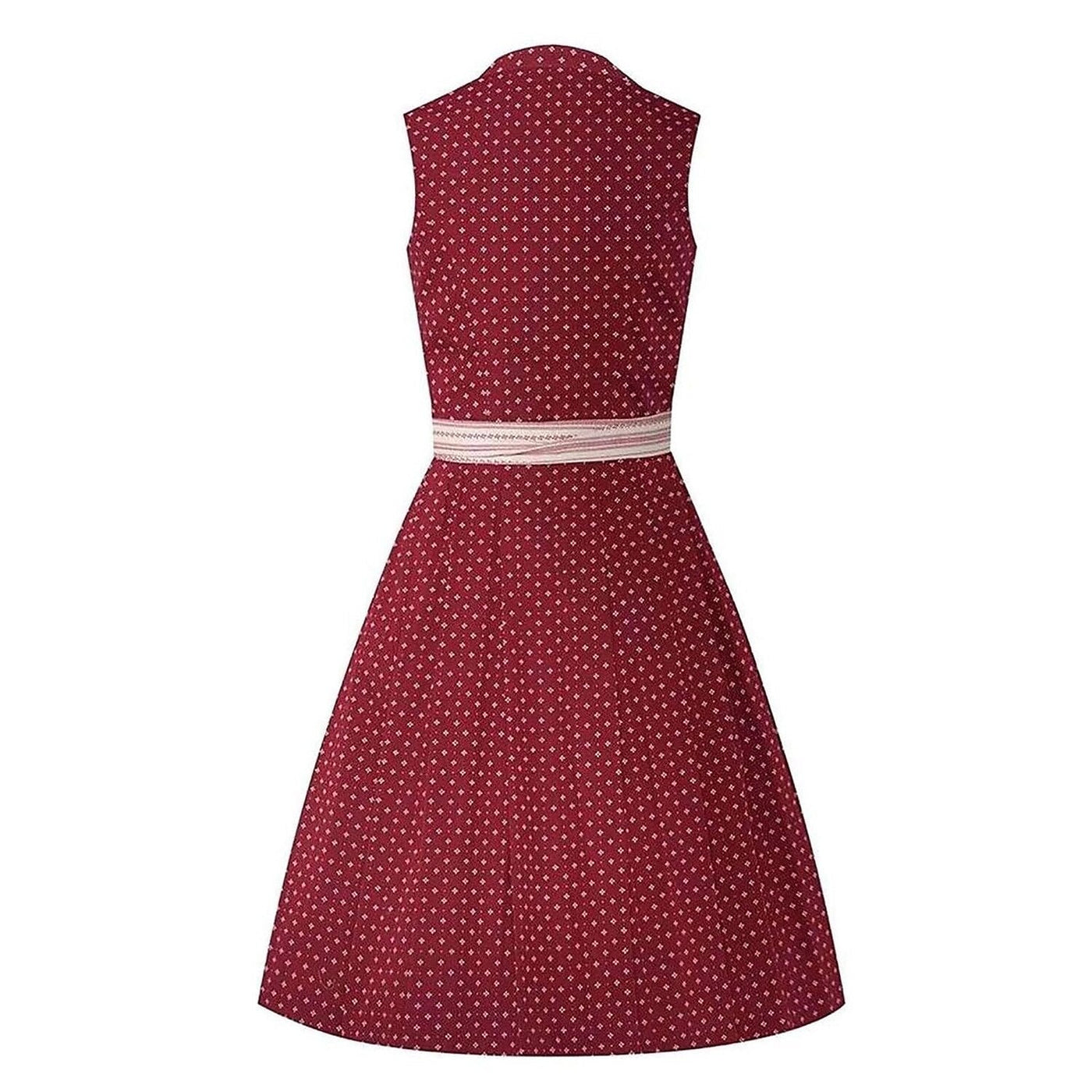 Oktoberfest Red Polka-dot Dirndl with Apron