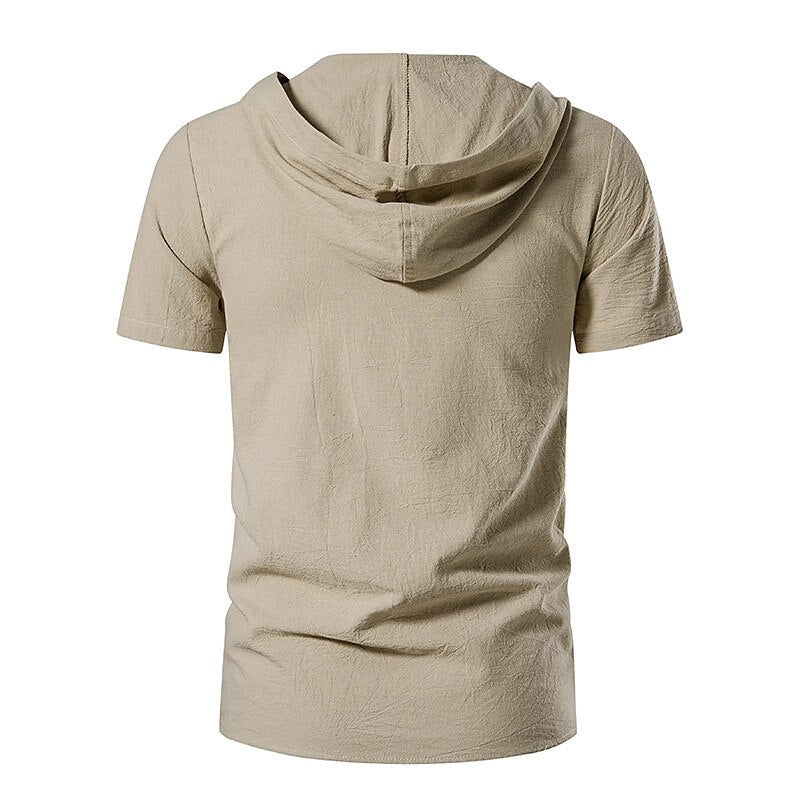 Pirate Style Short Sleeve Hooded Shirts