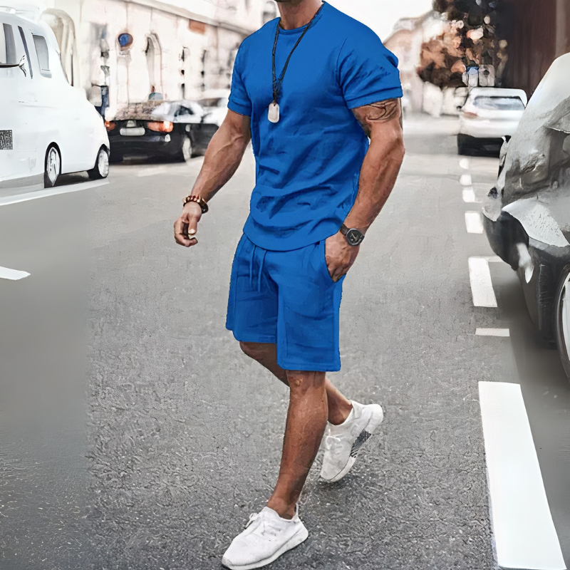 Lässige Shorts und T-Shirt für Herren | Kurzer hose