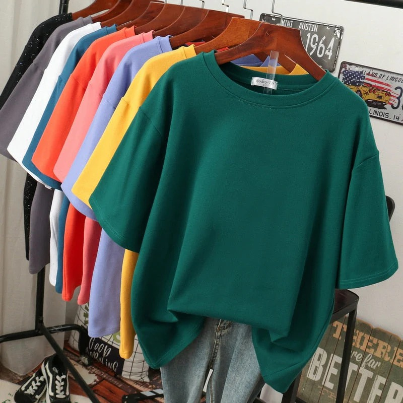 Lässiges Damen-T-Shirt in Übergröße | Kurzarm