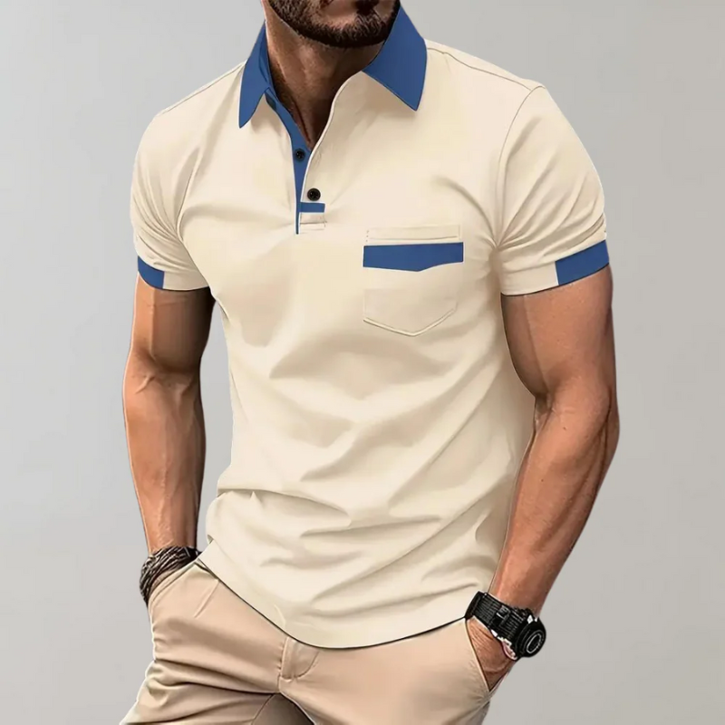 Lässiges klassisches Herren-Poloshirt | Kurzarm