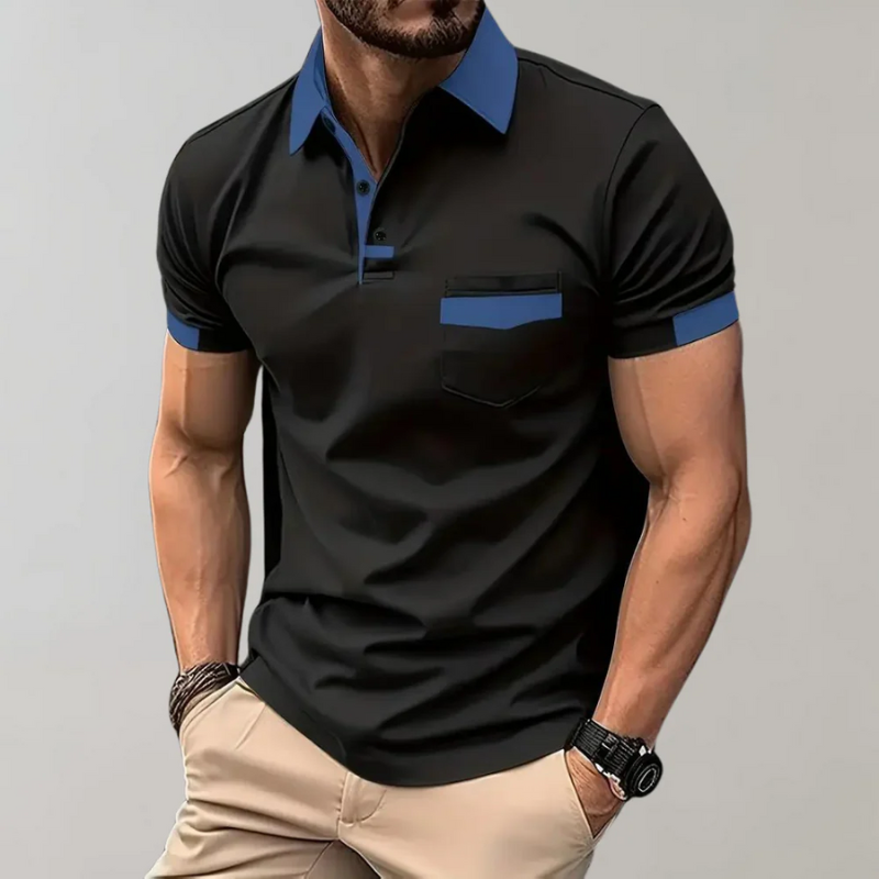 Lässiges klassisches Herren-Poloshirt | Kurzarm