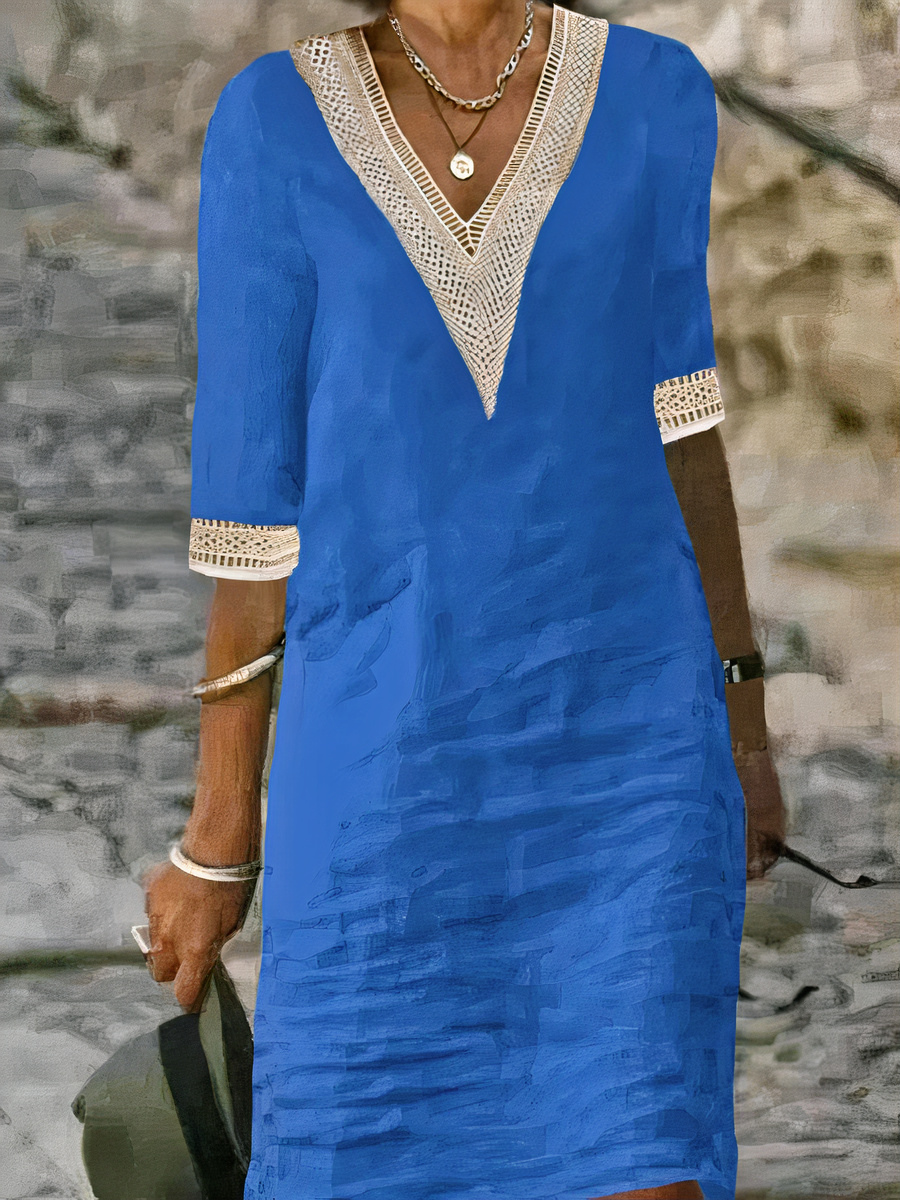 Lässiges Sommerkleid für Damen | Midi