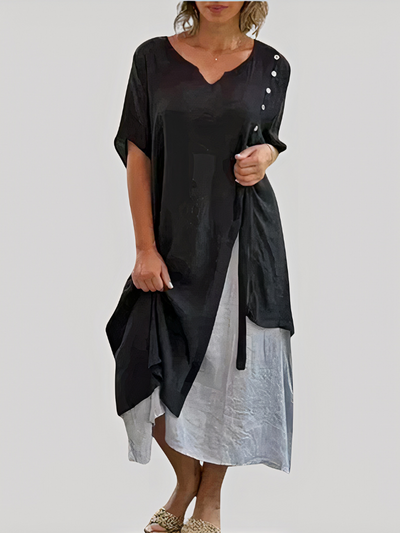 Lässiges Sommerkleid für Damen | Maxi