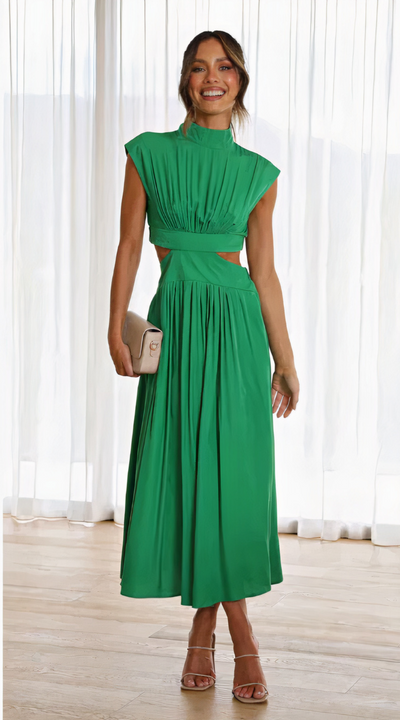 Langes Vintage-Kleid für Damen | Maxi