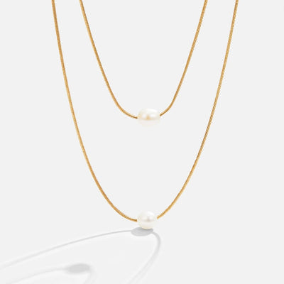 Schichtige Süßwasserperlenkette