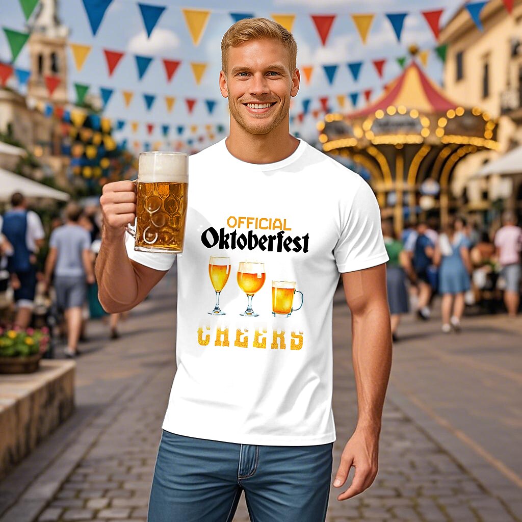 Men's Oktoberfest Cheers Graphic T-shirt