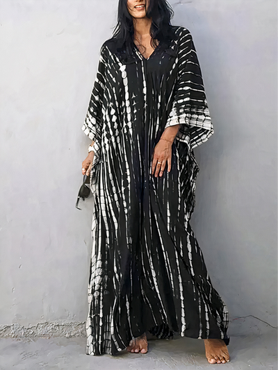 Luftiges Kaftan-Strandkleid für Damen | Maxi