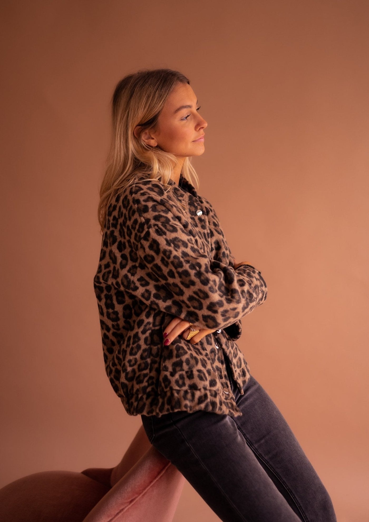 Luna | Stylische Jacke mit angesagtem Leopardenmuster