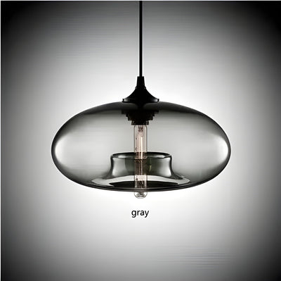 Bunte Glas-Pendelleuchte – Moderne nordische Beleuchtung für gemütliche Räume