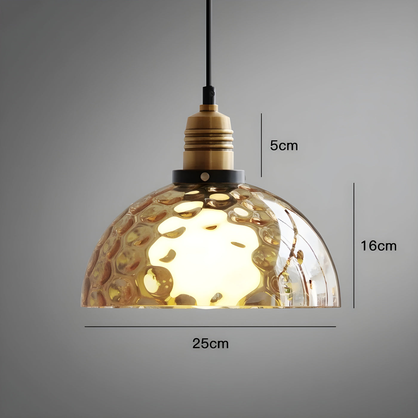 AmberLuxe Light – Industrielle Loft-Stil LED Pendelleuchte
