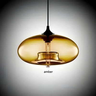 Bunte Glas-Pendelleuchte – Moderne nordische Beleuchtung für gemütliche Räume