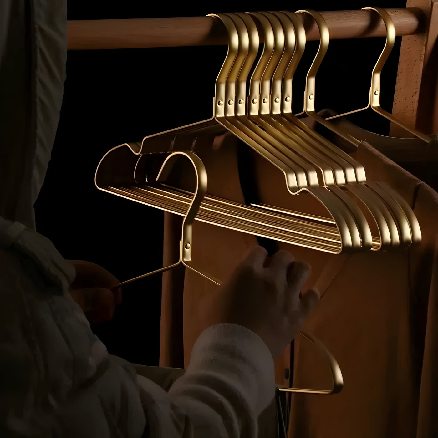 CozyRack Hanger - Langlebiger Matter Metallbügel