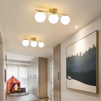 LED-Deckenleuchte aus Glas – Nordisches Design | Für Wohn- & Schlafzimmer