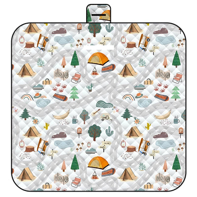 Faltbare Baby-Spielmatte – Wasserfest und Gepolstert | Ideal für Strand & Picknick