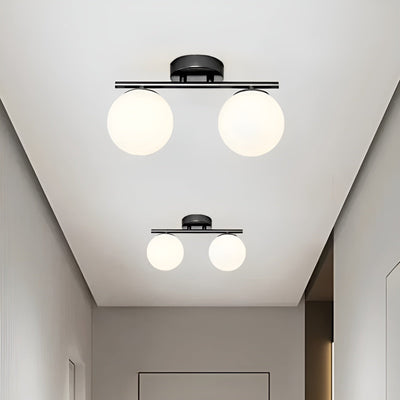 LED-Deckenleuchte aus Glas – Nordisches Design | Für Wohn- & Schlafzimmer